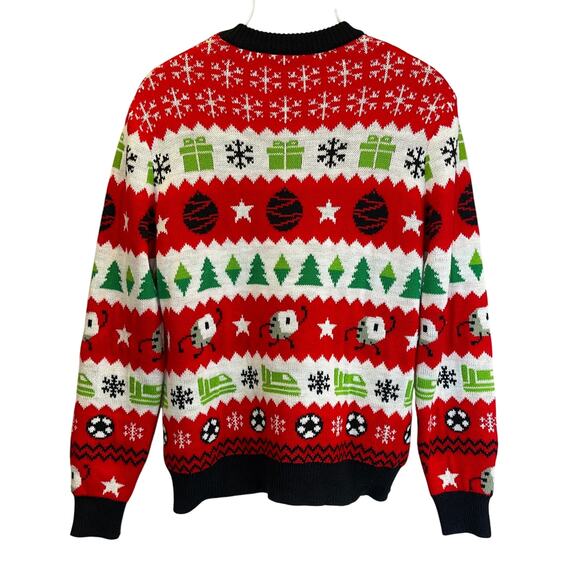 Electronic Arts Video Games Ugly Christmas Sweater Size Large - Picture 2 of 4